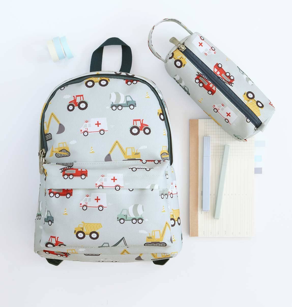 A Little Lovely Company - Wholesale Backpack - Kids - Little kids backpack: Vehicles, cars3