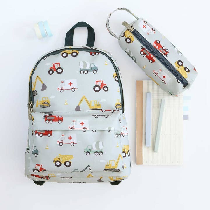 A Little Lovely Company - Wholesale Backpack - Kids - Little kids backpack: Vehicles, cars3