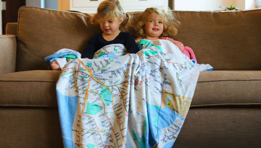 Maritime Tribes LLC - Wholesale Throw Blanket - Local Map Throw Blanket- Custom Destination Gift, Super Soft6