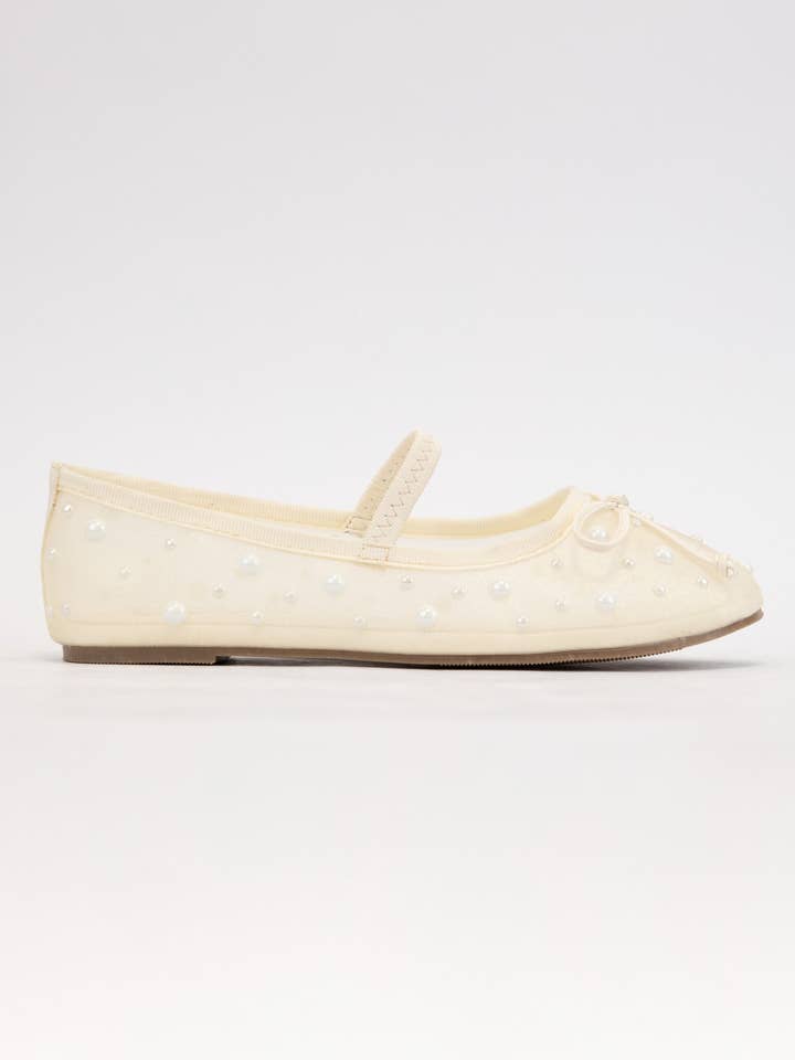 CCOCCI - Wholesale Flats - Women's - CCOCCI MINI PACK CARLY SHEER MESH WITH PEARL EMBELLISHMENT10