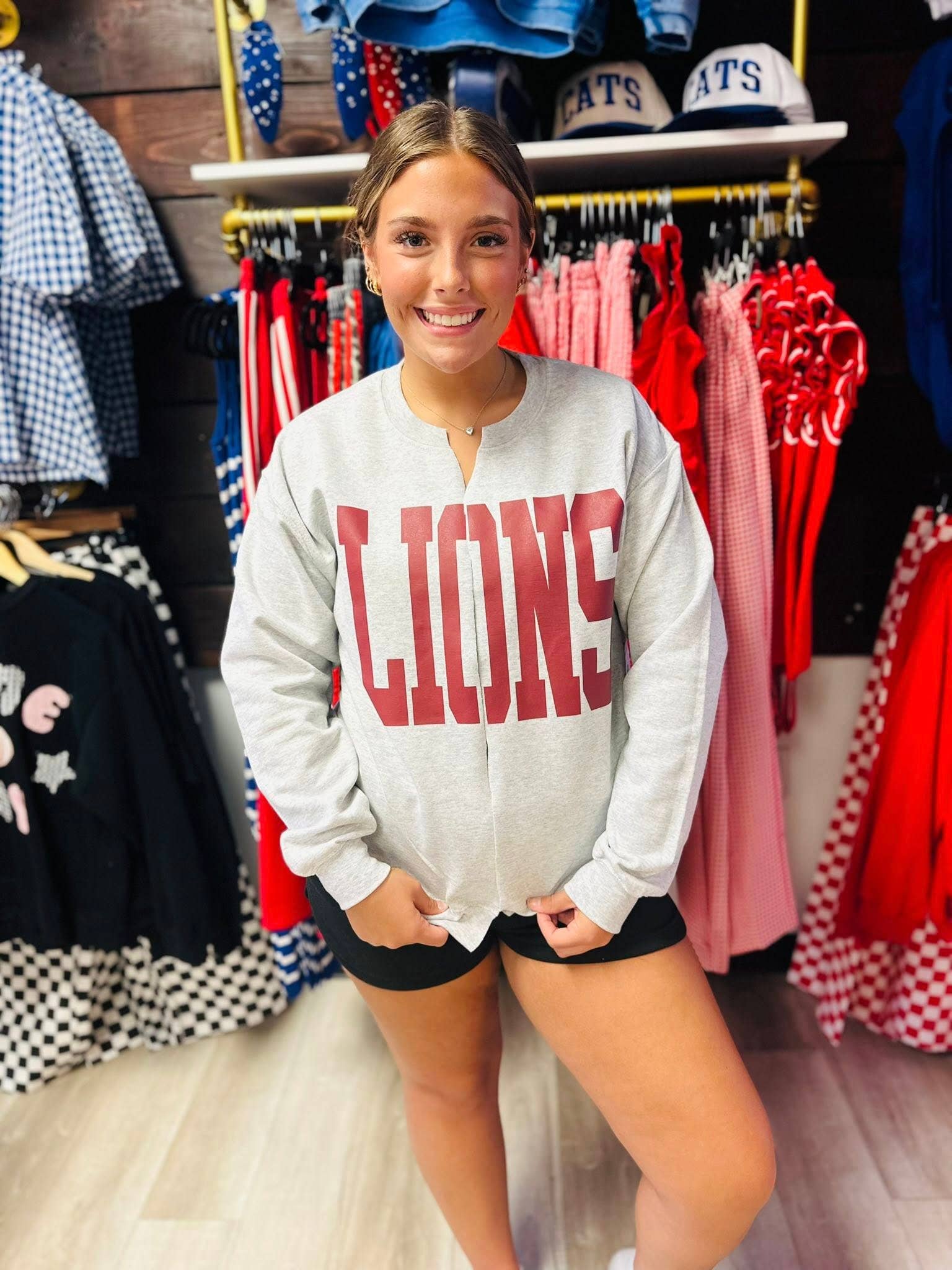 Juneberry - Vendita all'ingrosso Felpa stampata - Donna - Felpa Girocollo Divisa Personalizzata con Spirito Scolastico2