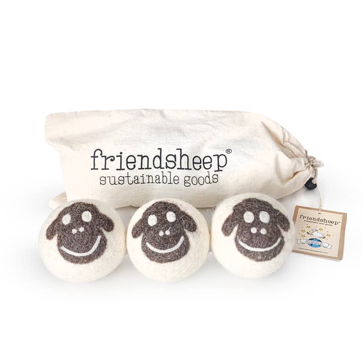 Sheep Eco Wool Dryer Balls - Set of 3 for wholesale by Friendsheep