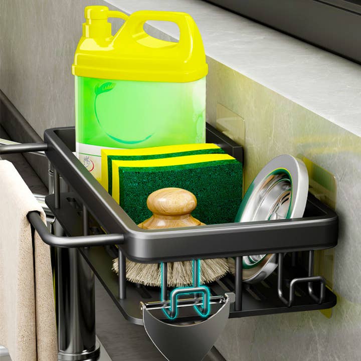 SOGA International Pty Ltd - Wholesale Kitchen storage/organiser - 34cm Kitchen Sink Storage Rack2