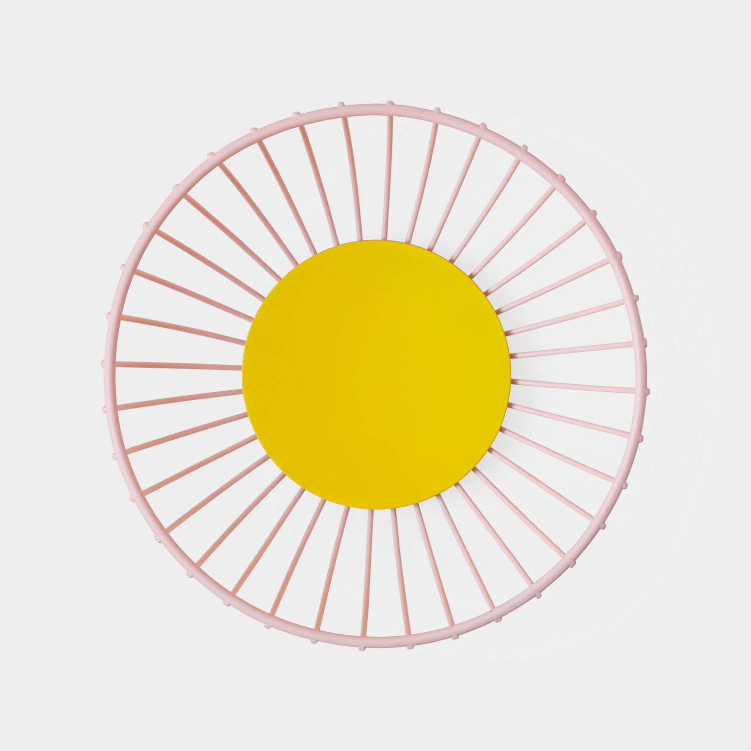 54 Celsius - Wholesale Basket - Iris Wire Basket - Small (7.5" diam) - Steel Fruit Basket6