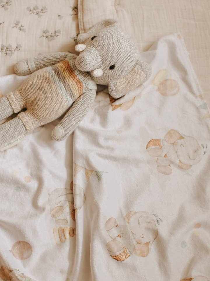 Shine on me Distribution - Wholesale Bedding Blanket - Kids & Baby - My Little Blanket - Jacques the elephant5