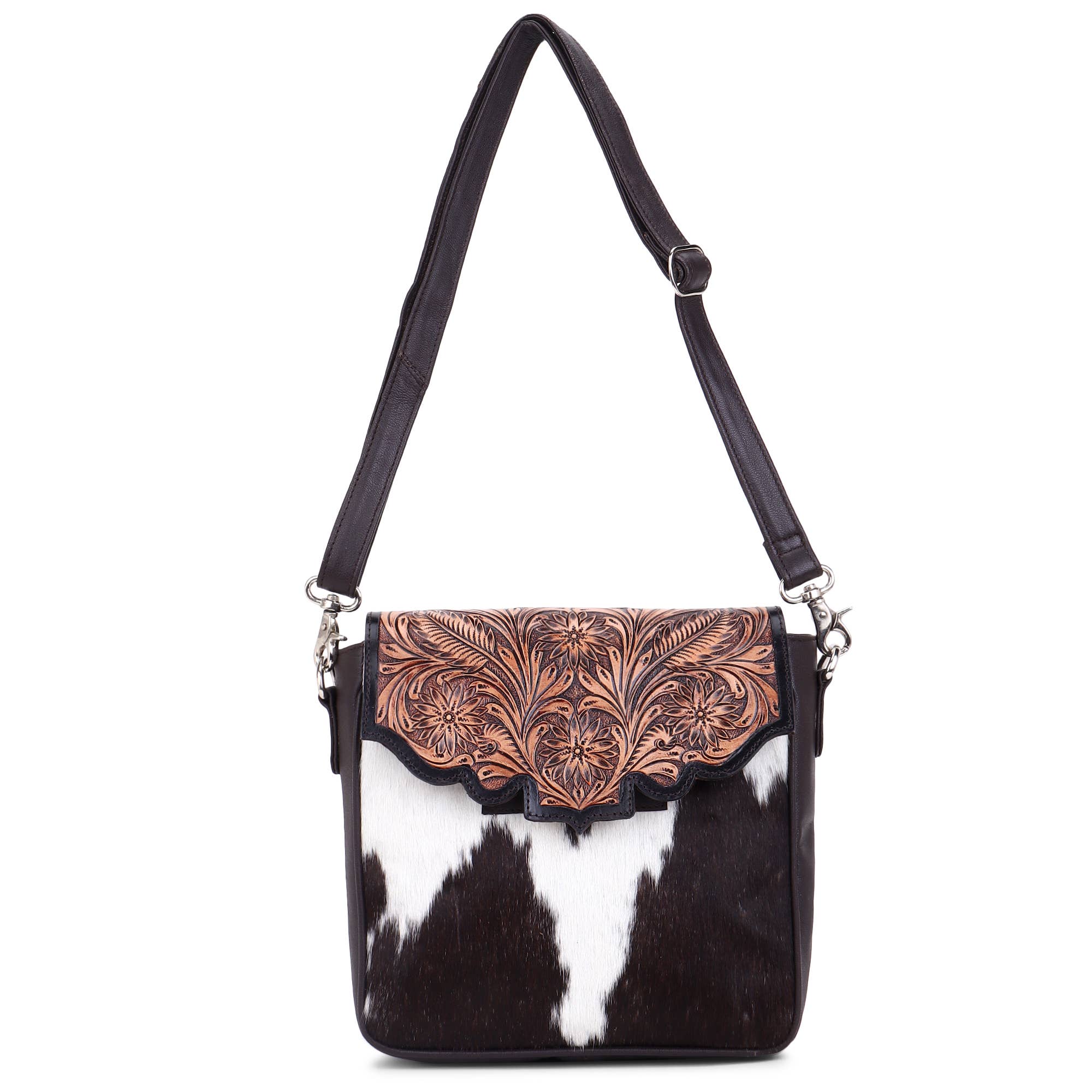 Sixtease Bags USA - Wholesale Crossbody Bag - Women's - Leather Cowhide Western Hand Tooled Women Crossbody Bag7