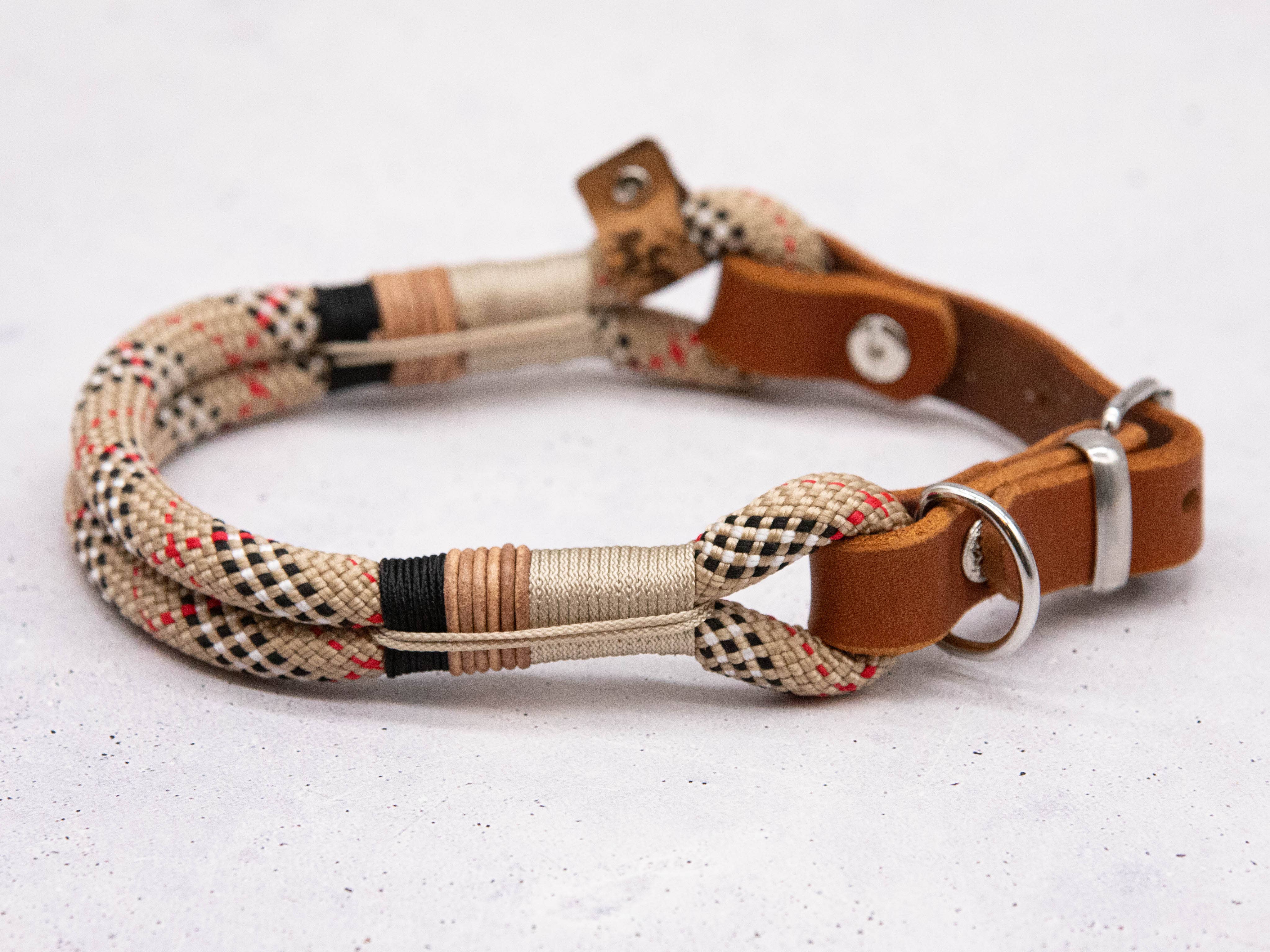 FOR LOVELY DOGS / Linda Jansen – Großhandel Haustierhalsband – Hund – Tau-Halsband Fawn Berry Multi Twist4