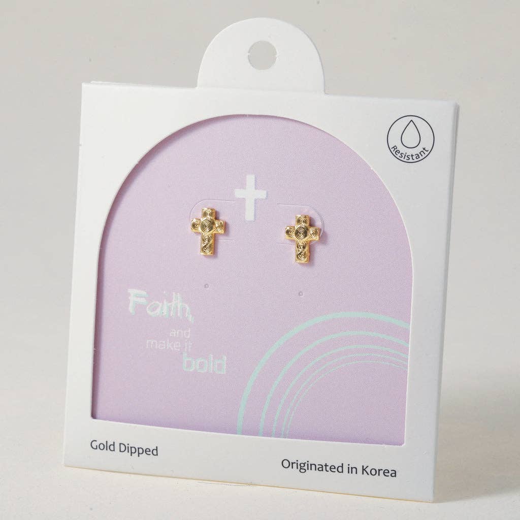 INKI STUDIO - Wholesale Stud/Post Earrings - Sacred Spirals, earrings0