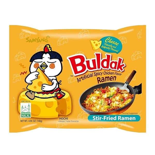 L&F Universal Goods – Großhandel Ramen – Samyang Buldak Käse Scharfes Huhn Ramen 5er Pack0