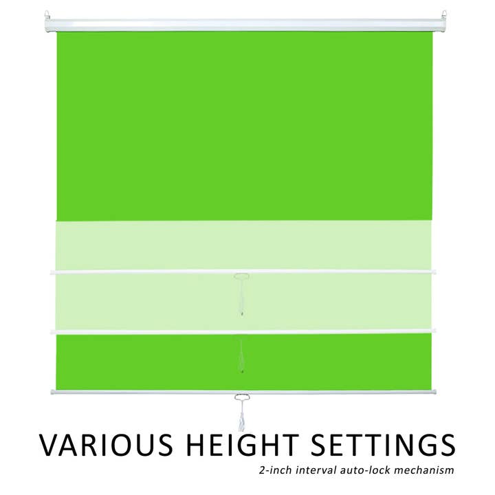KHOMO GEAR – wholesale Photography backdrop – Extra Large 84" x 84" Pull Down Green Screen Backdrop