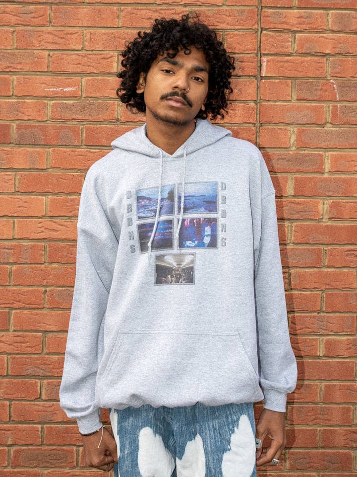 Hoodie in Sport Grey With Croatia Festival Print for wholesale by Dream But Do Not Sleep