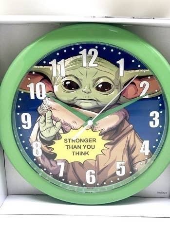 MANDALORIAN WALL CLOCK for wholesale by The Zoofy Group , LLC