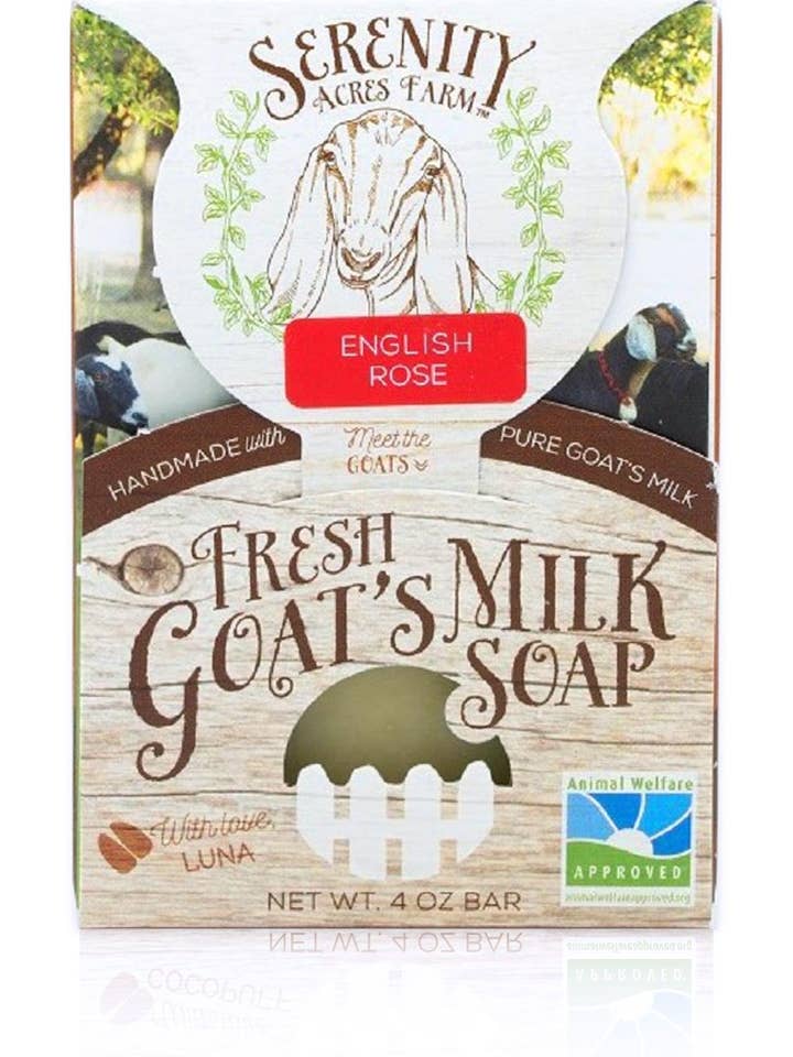 Goat's Milk Soap – English Rose for wholesale by Serenity Acres Farm