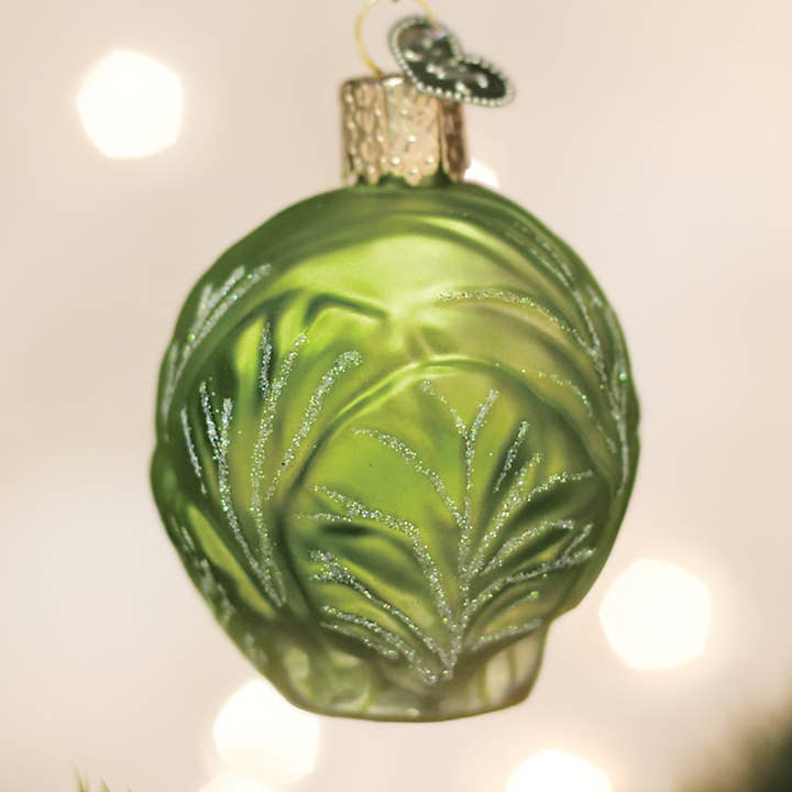 Brussel Sprout Ornament for wholesale by Old World Christmas