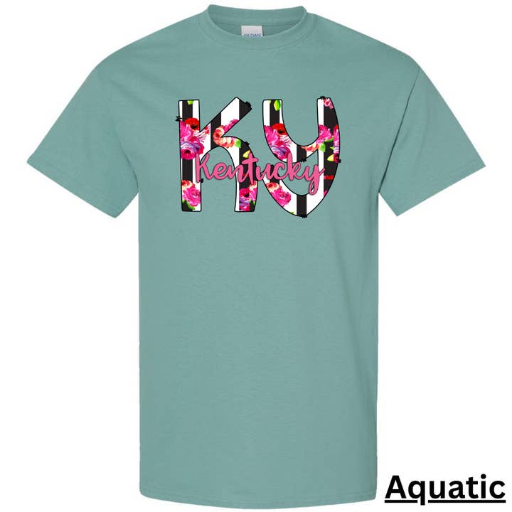 Bloemen KY Kid T-shirt voor jongeren voor wholesale door Rockin R Apparel