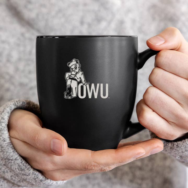 Rico Industries - Wholesale Coffee Mug - NCAA Ohio Wesleyan Battlin' Bishops 15oz Ceramic Mug1