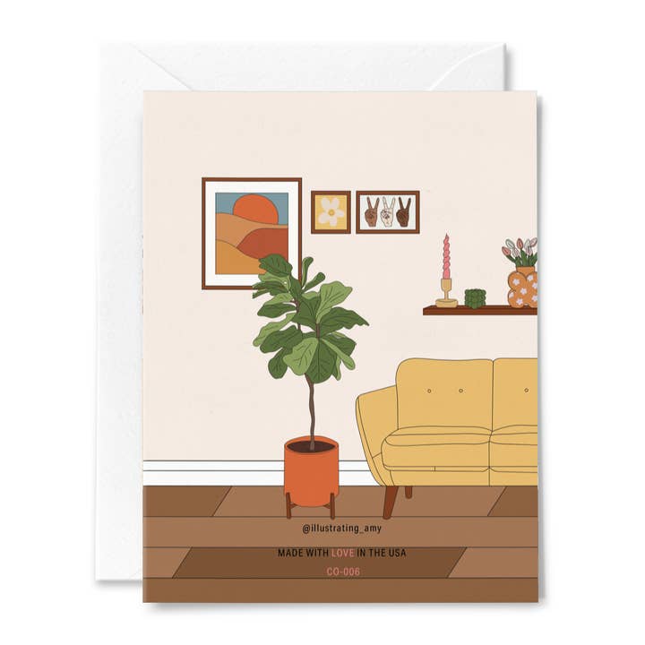Illustrating Amy - Wholesale Housewarming Card - Congrats New Home Card1