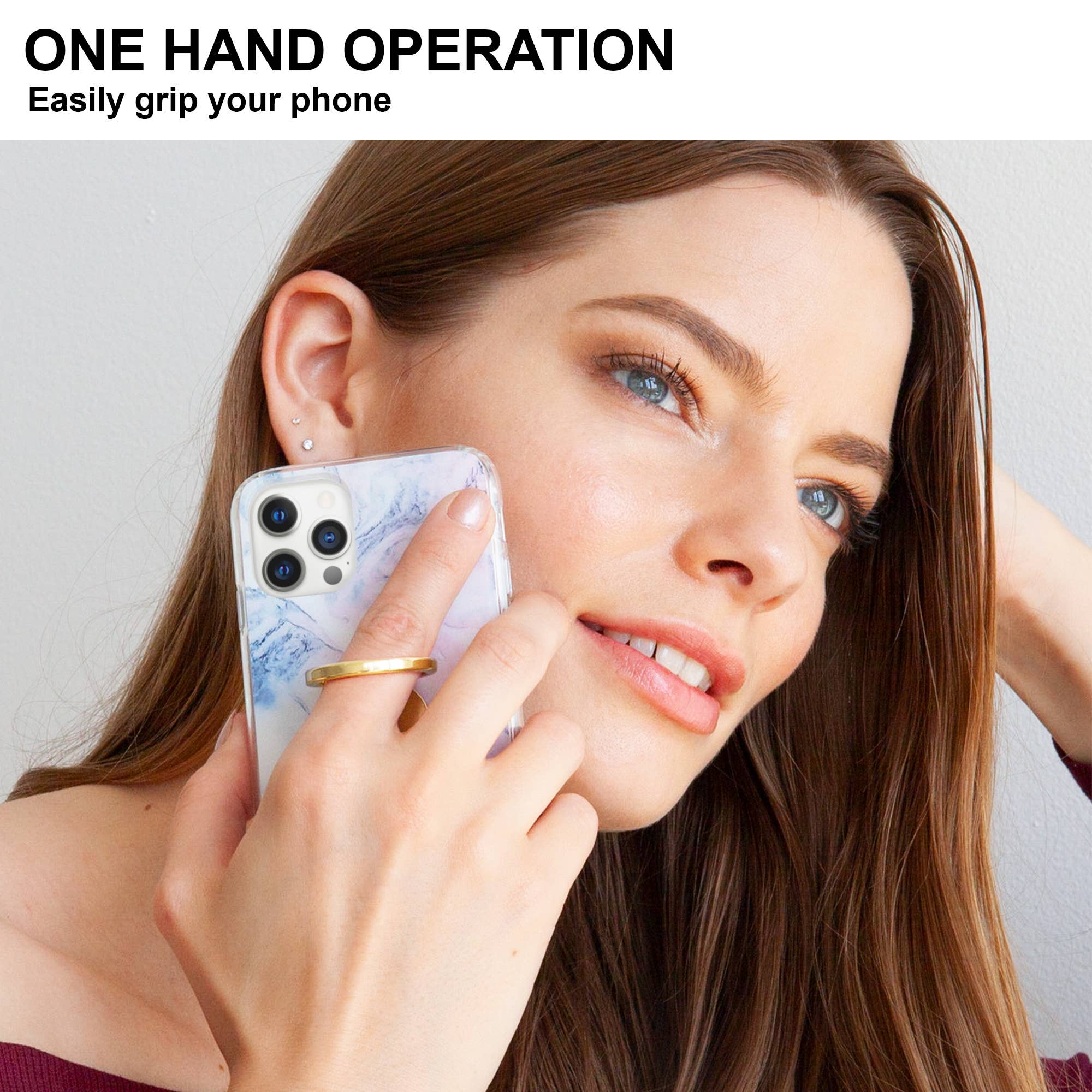 Ellie Rose - Wholesale Phone Grip - Gold Phone Ring7