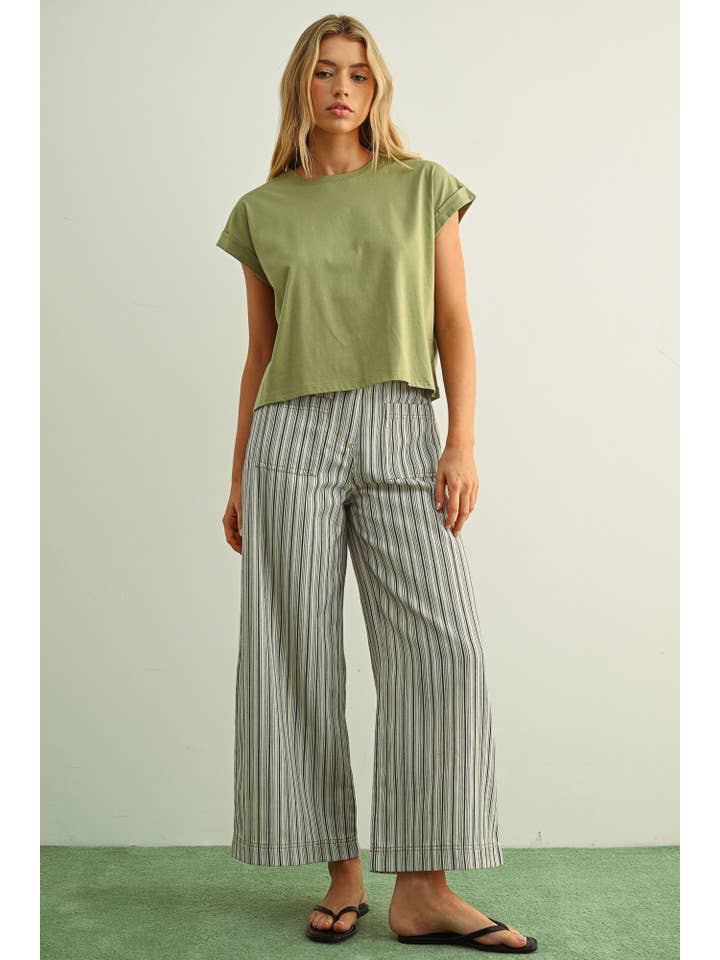 MIOU MUSE - Venta al por mayor Blusa - Mujer - Blusa de manga con puño y cuello redondo18