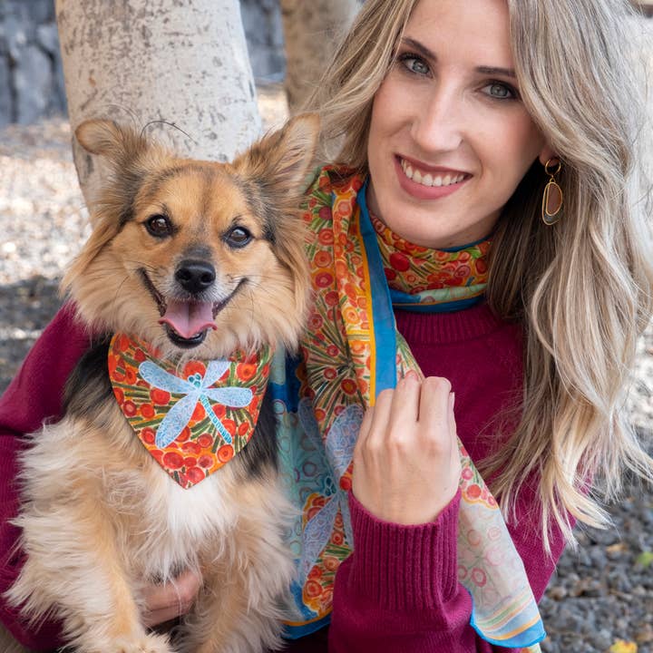 DRAGONFLY MASCOT SCARF for wholesale by SECO-SECO