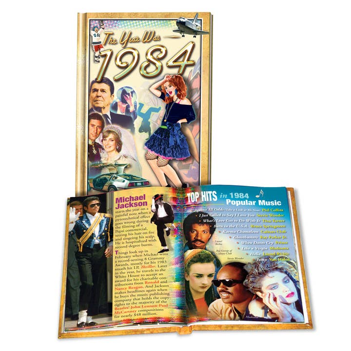 MiniBook 1984 : cadeau d'anniversaire ou d'anniversaire pour la vente par Flickback