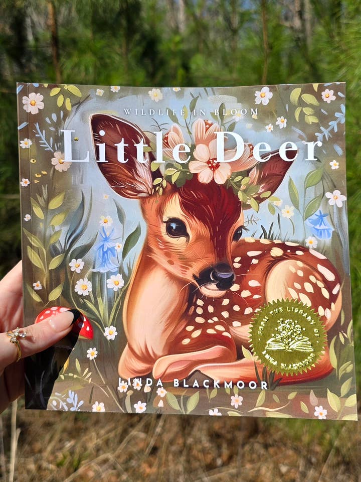 Wildlife in Bloom: Little Deer for wholesale by Author Linda Blackmoor