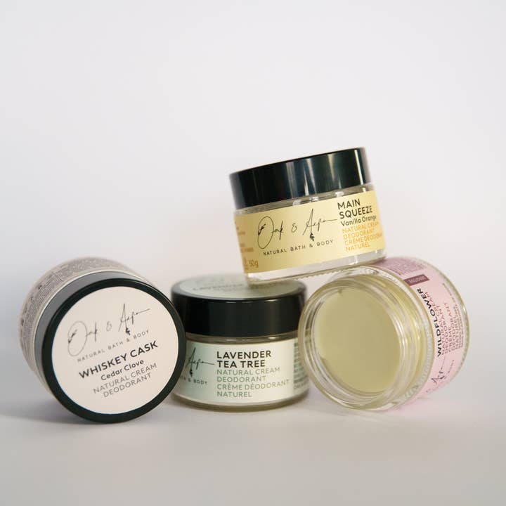 Oak & Aspen Soapery - Wholesale Deodorant - Unisex - Deodorant: Whiskey Cask