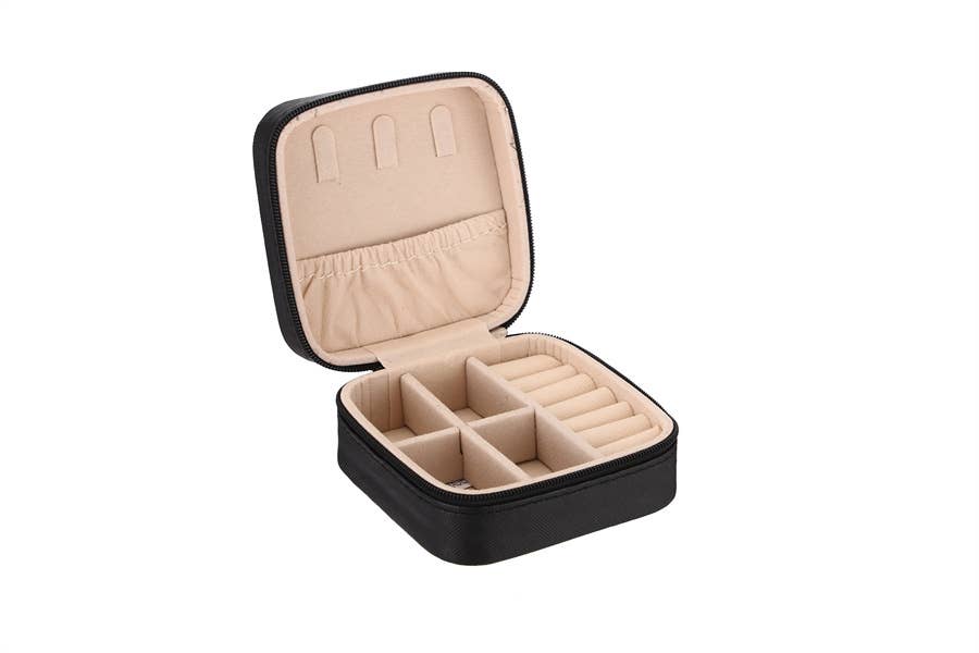 Nima Accessories Inc - Wholesale Jewelry Box/Organizer - Ladies Square Multi Compartment Jewelry Box9