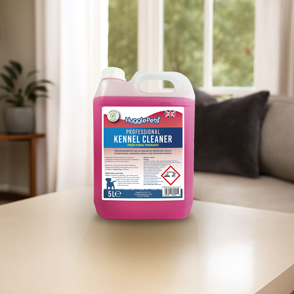 HugglePets - Wholesale Pet Cleaning Supplies - HugglePets Professional Kennel Cleaner Floral 5L - UK ONLY4