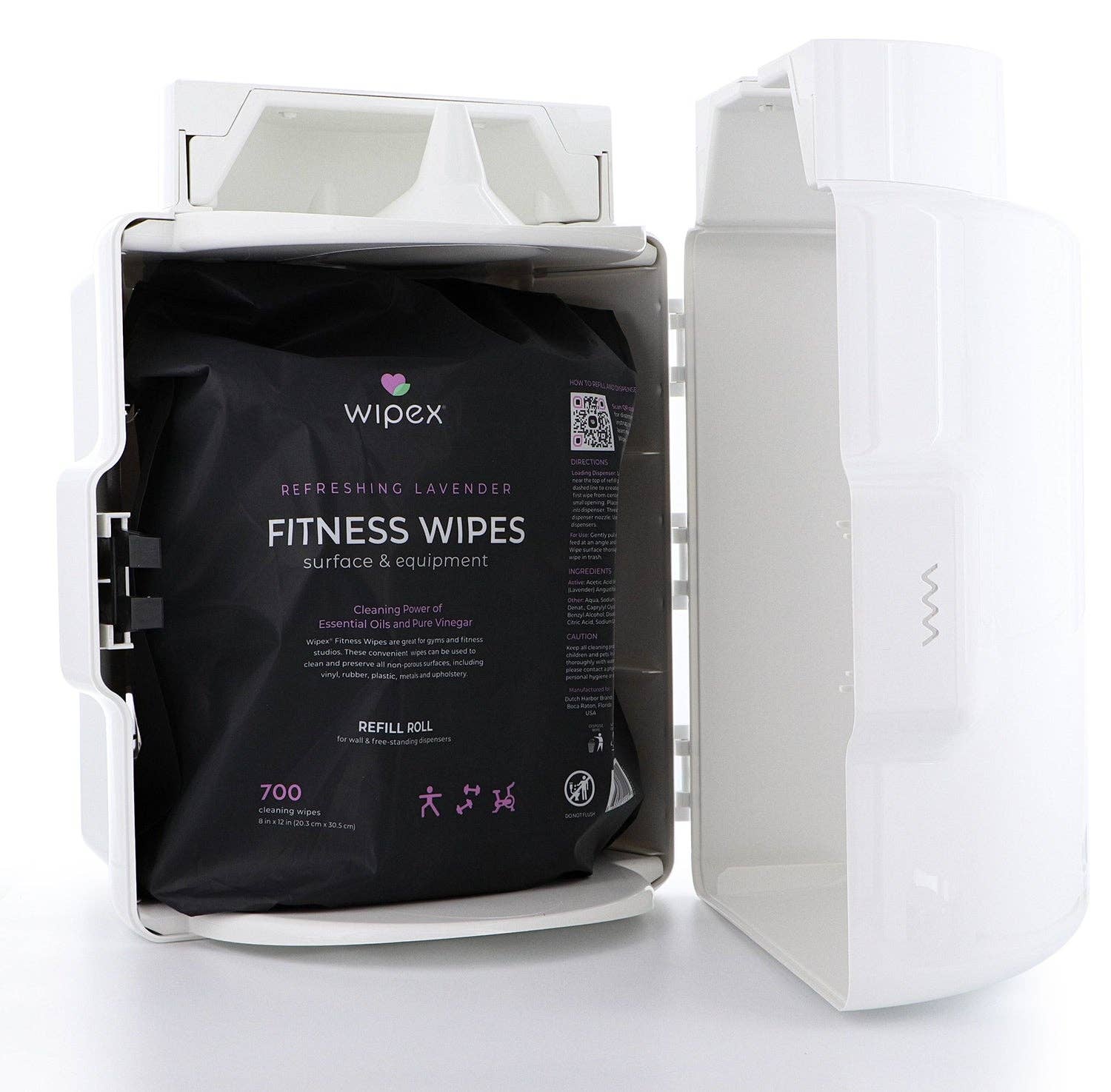 Wipex - Vente Lingettes de nettoyage multi-usage - Wipex lingettes naturelles pour équipements de fitness, rouleau de recharge 700 unités en vrac3