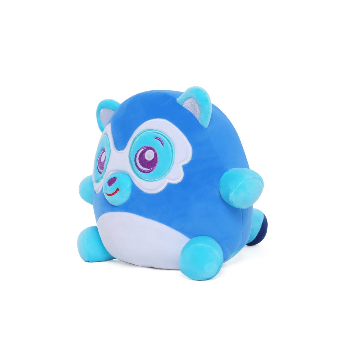 World Roller Toys - Wholesale Stuffed/Plush Toy - Kids & Baby - Roman the raccoon | Glow in the Dark 7.5" Soft Plush Toy8