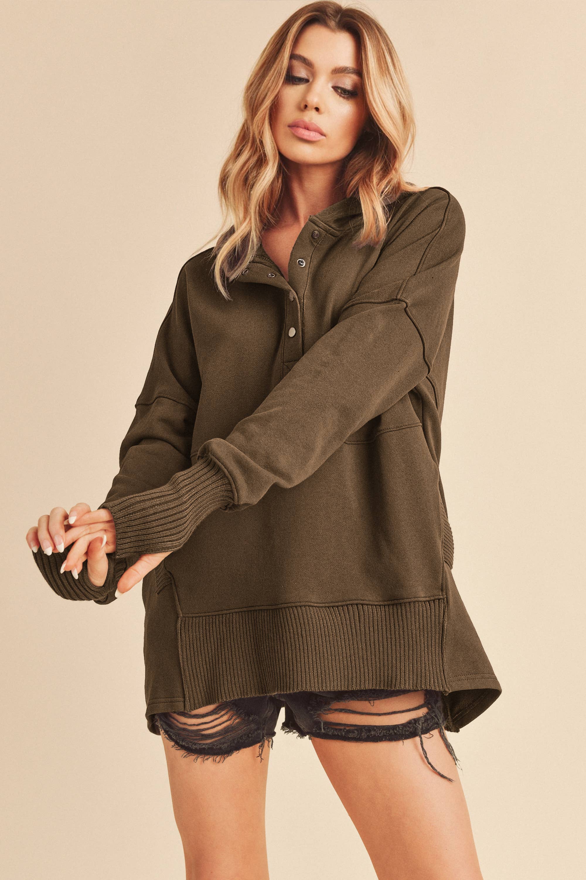 AEMI + CO - Wholesale Sweatshirt - Women's - *SMALL ONLY* 532AK Vivi Pullover30