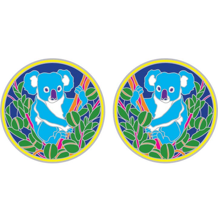 Koala au soleil dans un arbre pour la vente par Illumination Mandalas