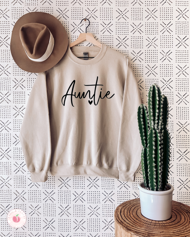 Desert Raine – wholesale Graphic sweatshirt – Women’s – Auntie Crewneck Sweatshirt0