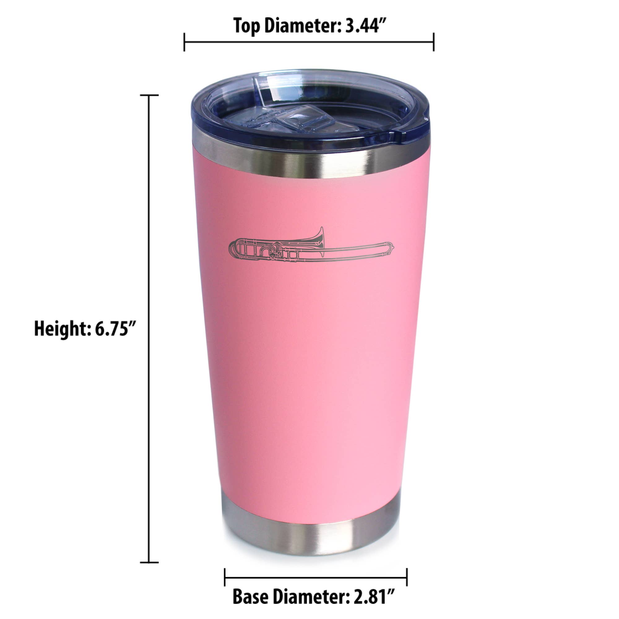 bevvee - Wholesale Insulated Mug/Tumbler - Trombone Insulated Travel Tumbler - Band Musician Gifts14