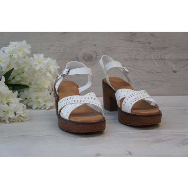 Top Staka – wholesale Sandals – Women's – Women's Platform Wood Effect Heels Cushioning Sandals18