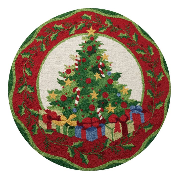Peking Handicraft - Wholesale Area rug - Christmas Morning Hook Rug - Sally Eckman Roberts