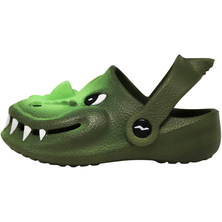 Eastern Off Price - Wholesale Sandals - Kids - Green Gator Kids' Norty Toddler Slip-On Clog Sandals 419201