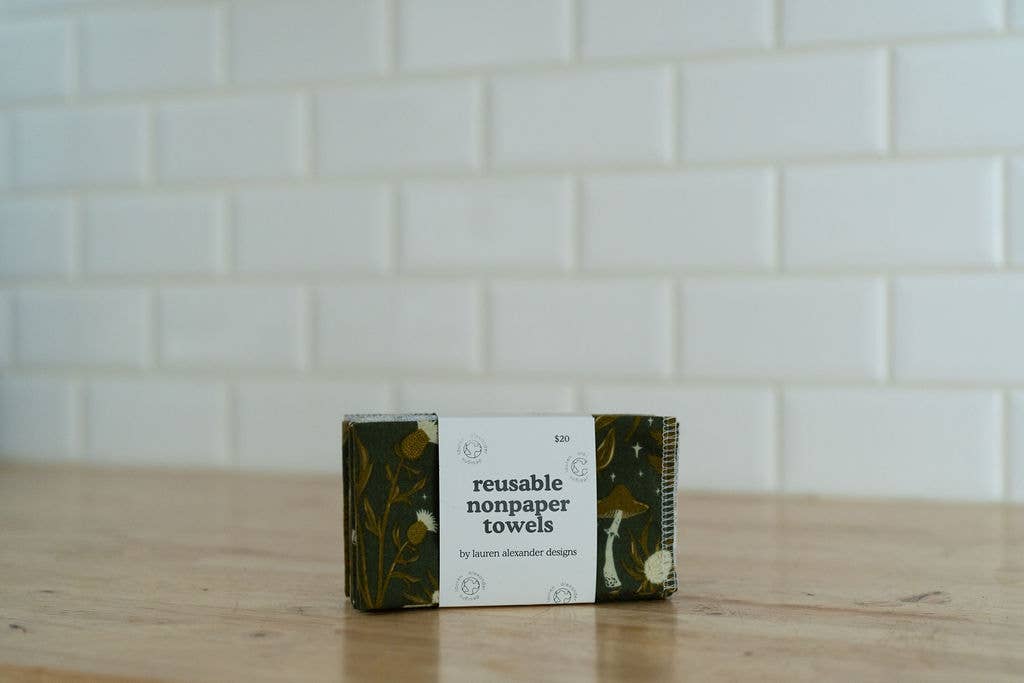 Lauren Alexander Designs - Wholesale Paper Towels - Reusable Paper Towels - Wooded Whimsy4