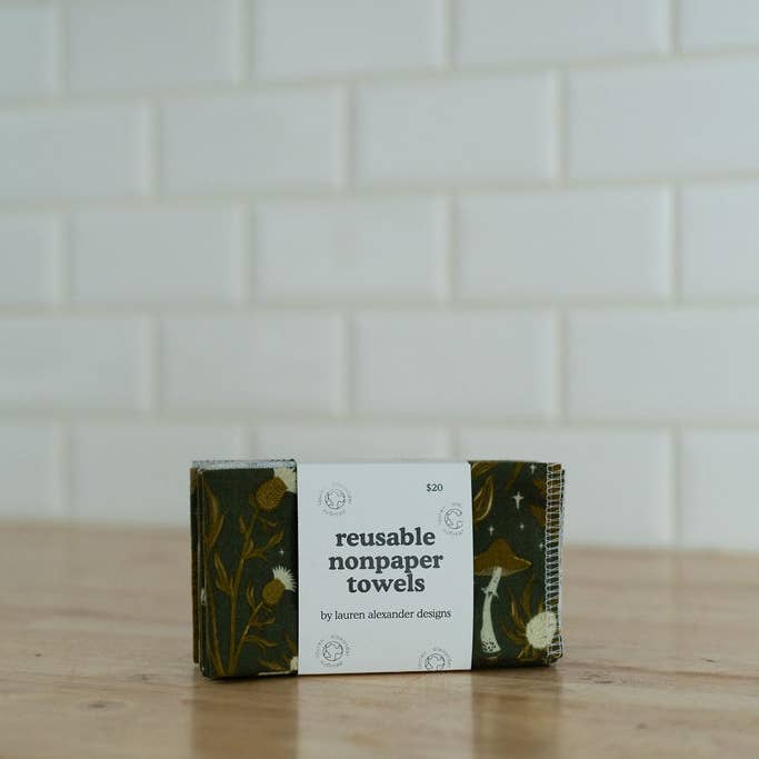 Lauren Alexander Designs - Wholesale Paper Towels - Reusable Paper Towels - Wooded Whimsy4