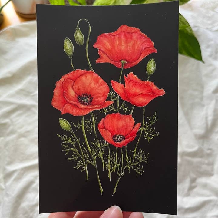 Lauren Noel Studio - Wholesale Postcard - Birth Month Flower Postcard9