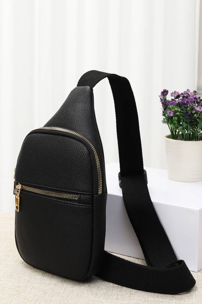 Hana – Engroshandel Crossbodytaske - Dame – Solid PU slynge taske8