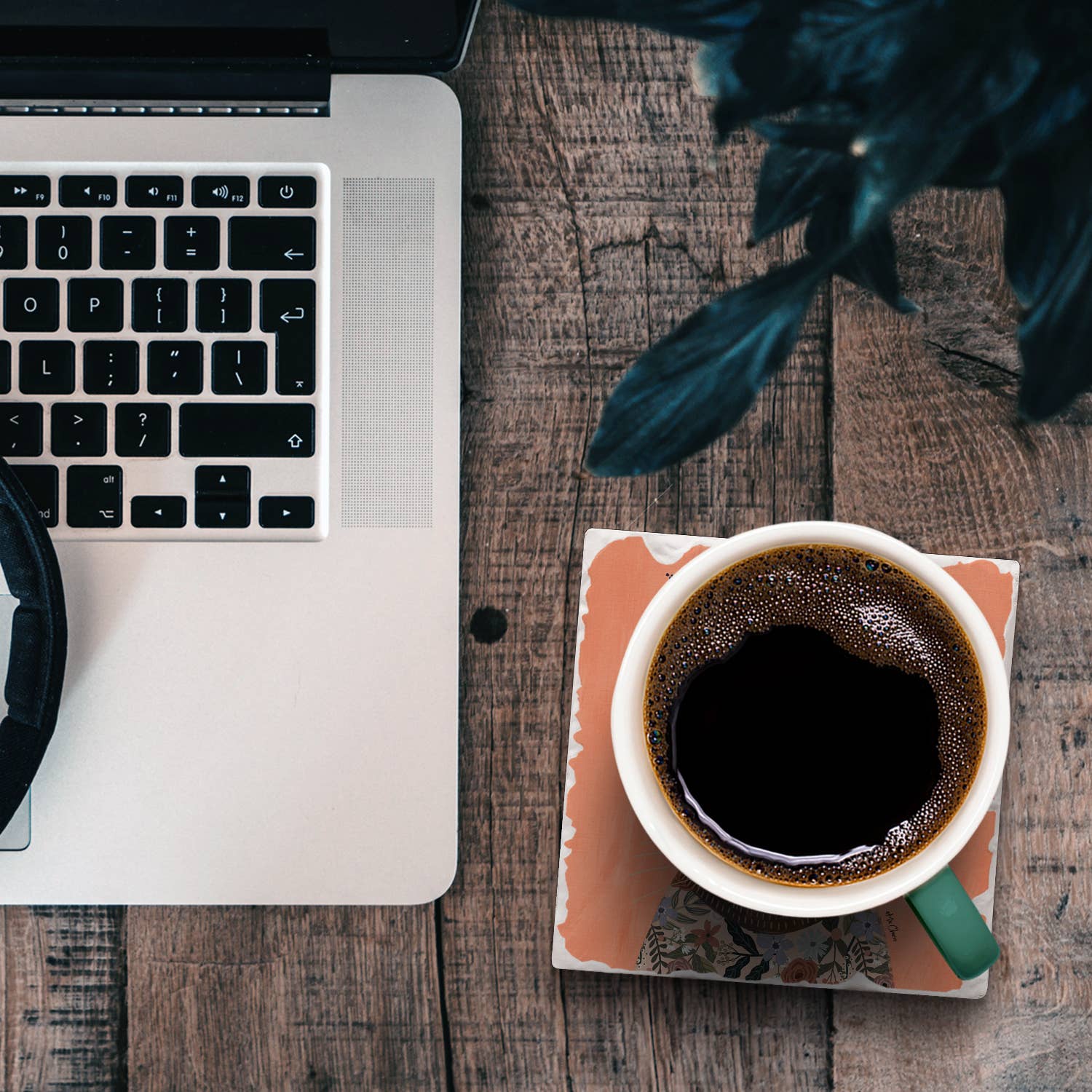 Conimar Promotions - Wholesale Coasters - "Floral Pets-Siamese" Single Tumbled Tile Coaster   1