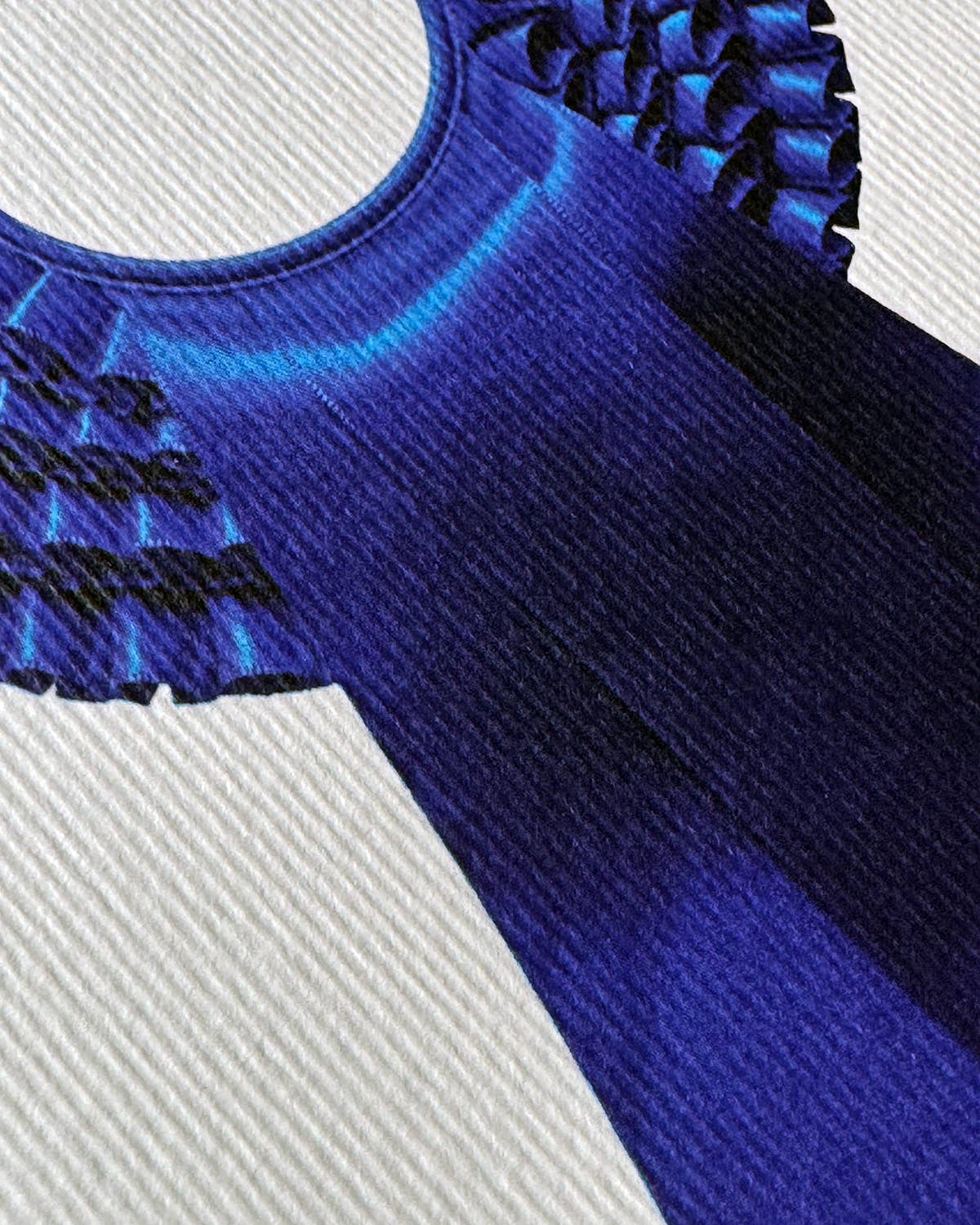 Canonbury Press - Wholesale Birthday Card - Royal Blue Rosette Greeting Card | Birthday Card3