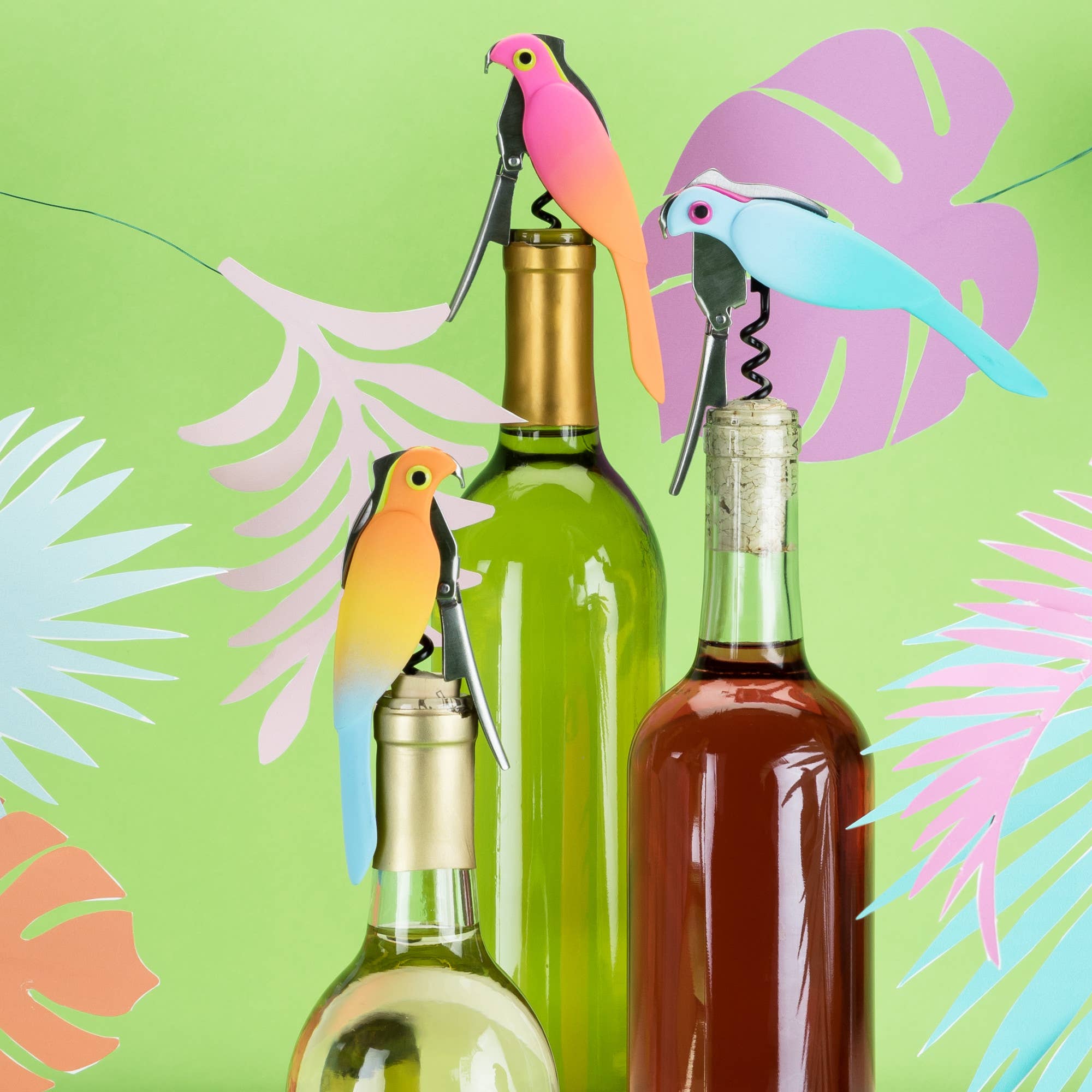 TRUE - Vente Ouvre-bouteille/tire-bouchon - Corkatoo Tire-bouchon à double charnière CDU de 12 COULEURS ASSORTIES5