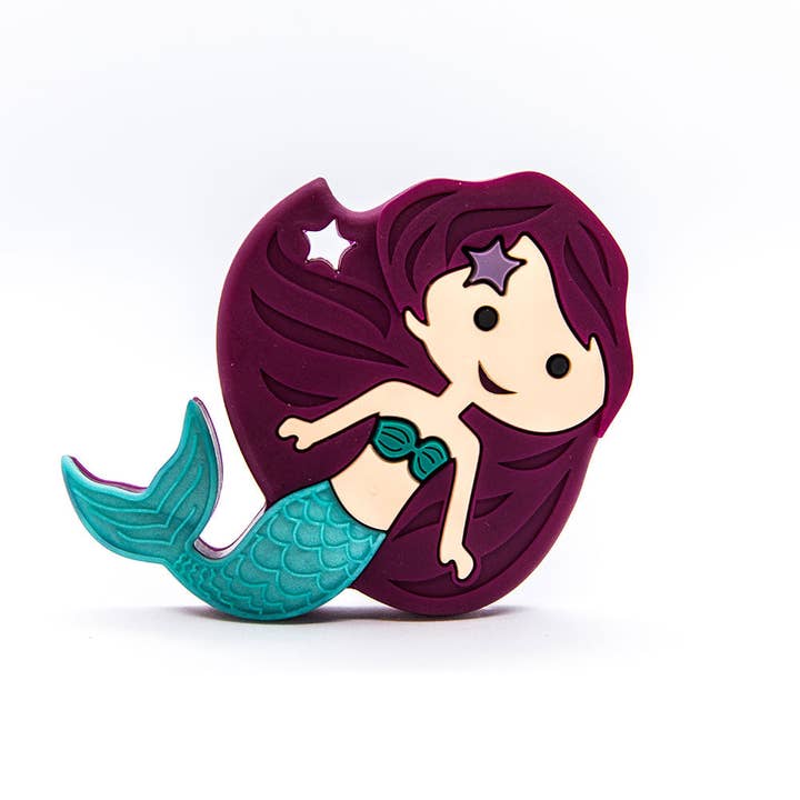 Baby Boos Teethers - Wholesale Teether (not clip-on) – Baby - Mermaid Silicone Teething Pendant©3
