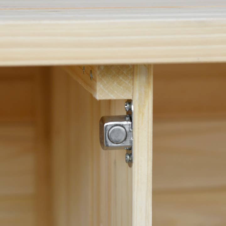 39F Inc. - Wholesale Outdoor Ornament/Decor - Outdoor Kitchen Island,Farmhouse Solid Wood Rolling Cart24