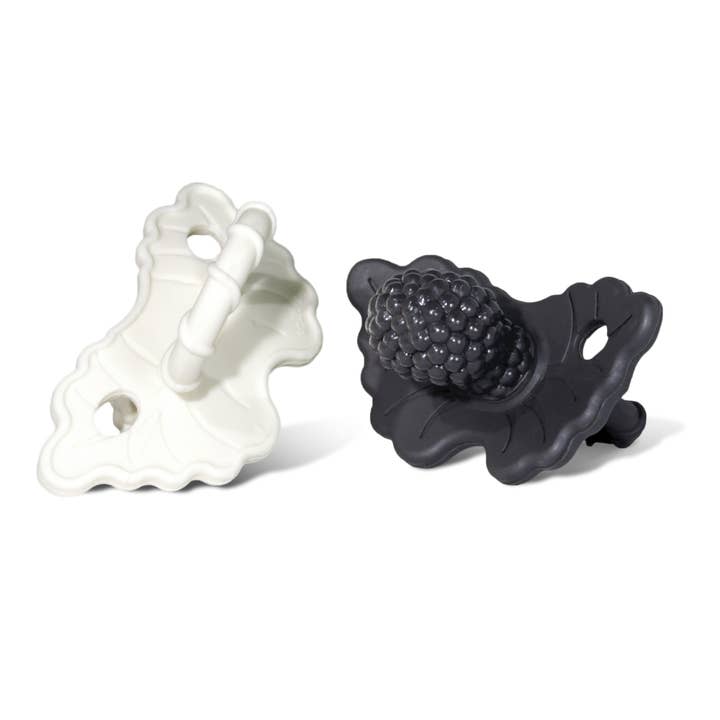 RaZberry Silicone Teether 2PK - Black & White for wholesale by RaZbaby