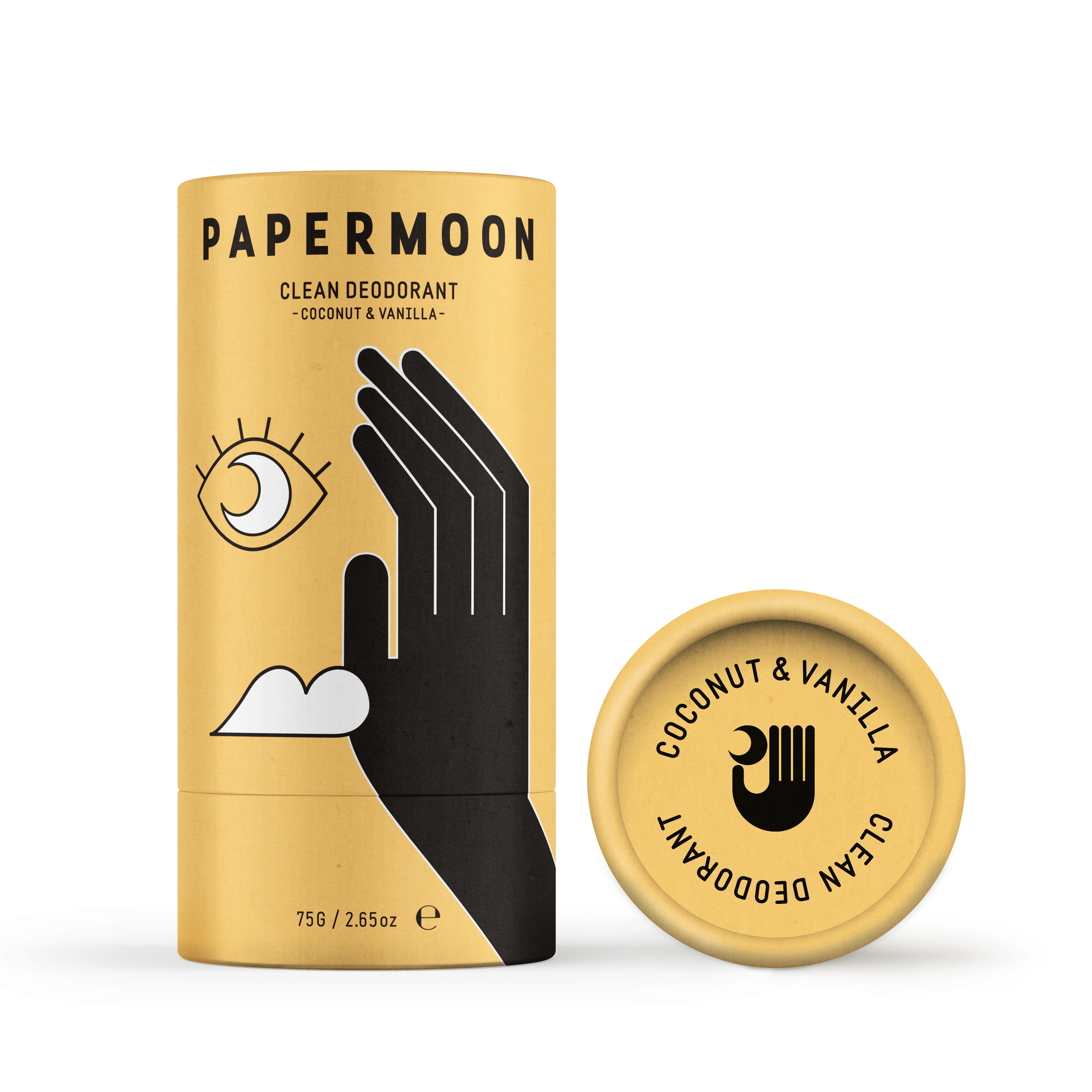 Papermoon - Vente Déodorant – unisexe - Baume déodorant noix de coco et vanille2