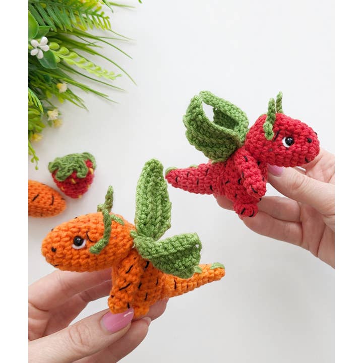 Crochet Baby Dragon, Fantasy Creature Crochet, Toy Crochet for wholesale by TOMOPOD LLC